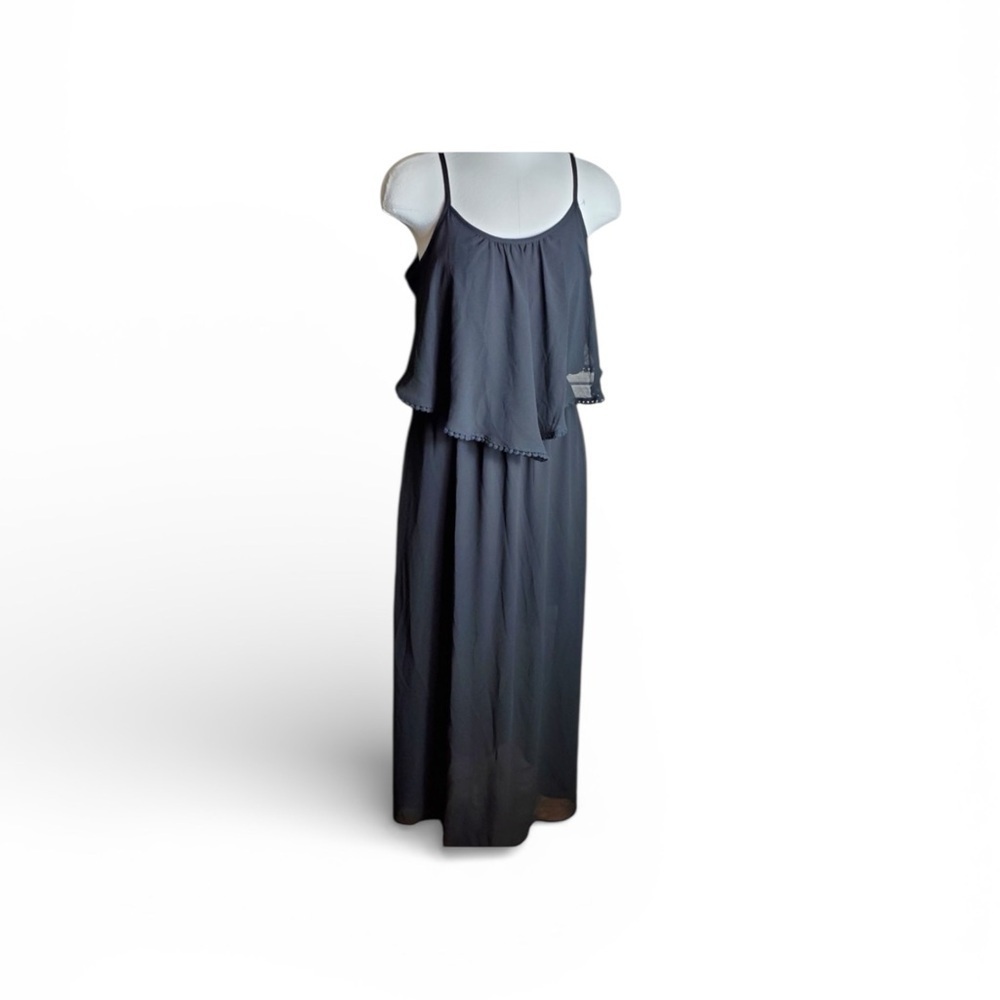 Xhilaration Black Maxi Dress
